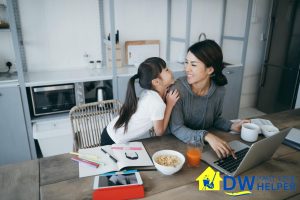 How Often Should You Have Professional Part Time Cleaning Performed in Singapore? 3 woman-bonding-with-her-kids-while-working-how-often-should-you-have-professional-part-time-cleaning-performed-in-singapore-part-time-cleaner-dw-part-time-helper-singapore