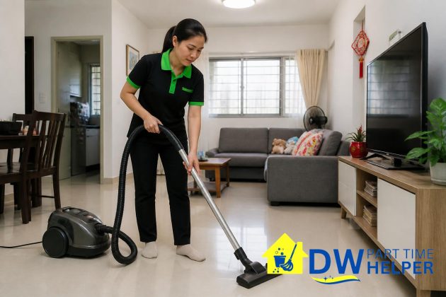 Can a Part Time Helper Clean an Entire HDB Flat in One Session? by DW Part Time Helper Singapore