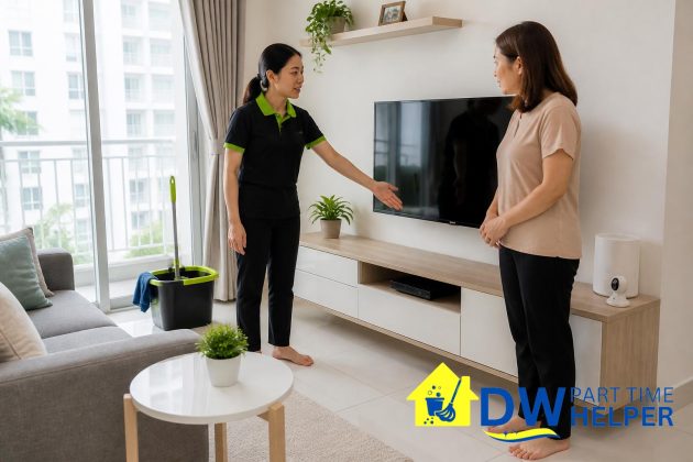 Which Areas Should a Part Time Helper Clean First in a Singapore Home? by DW Part Time Helper Singapore